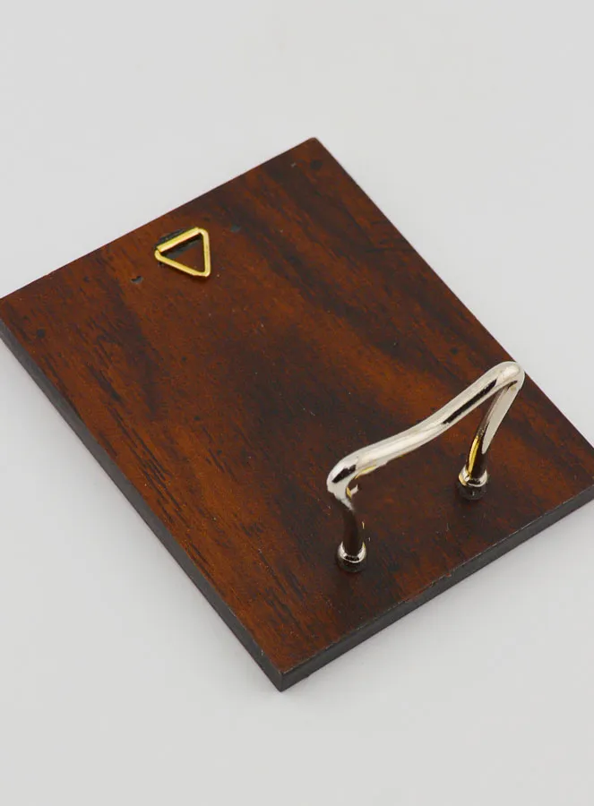 Byzantijnse Icoon Maria Wonderdadige - Handgemaakt - 8 cm (pic 4)