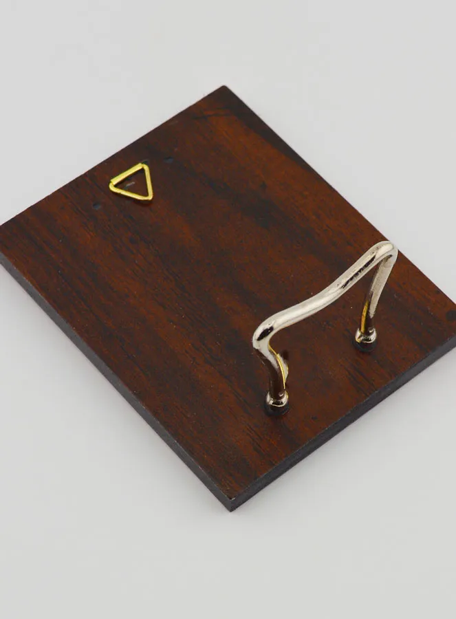 Byzantijnse Icoon Heilige Rita van Cascia Handgemaakt - 8 cm (pic 4)