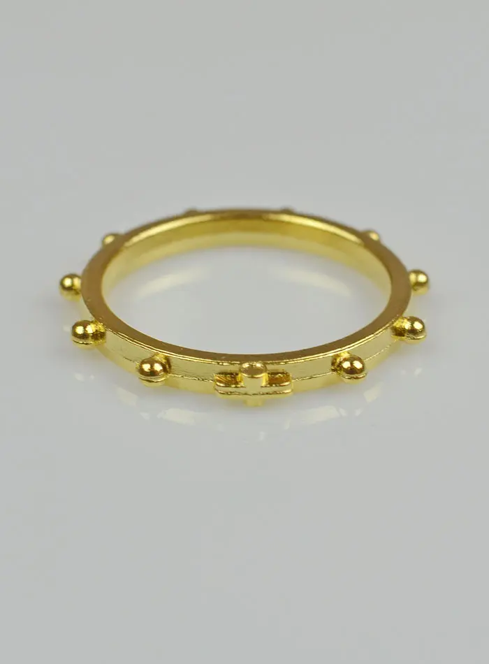 Bidring Goudkleurig - Maat 62 (pic 2)