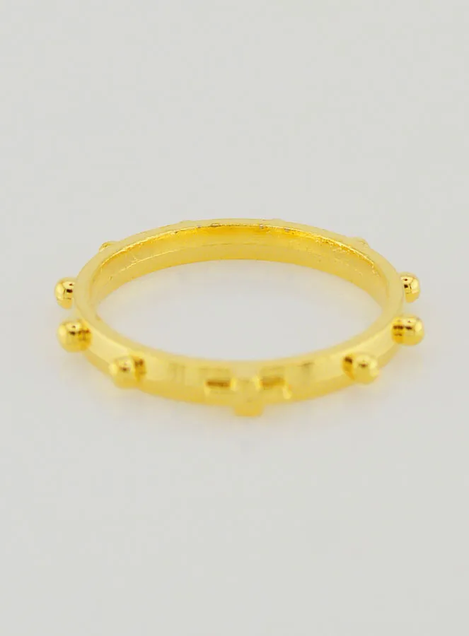 Religieuze Ring Goudkleurig - Maat 57 (pic 4)