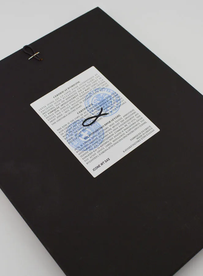 Byzantijnse Icoon Heilige Johannes de Apostel - 22 cm (pic 4)