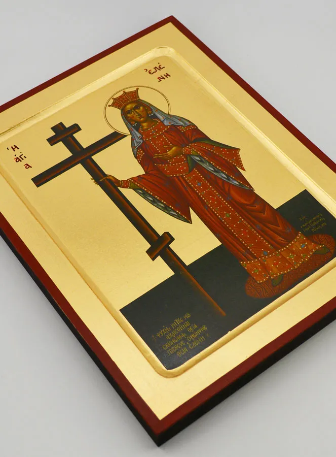 Icoon Byzantijns Heilige Helena - 22 cm (pic 3)