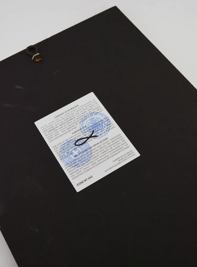 Byzantijnse Icoon Heilige Elisabeth - 30 cm (pic 4)