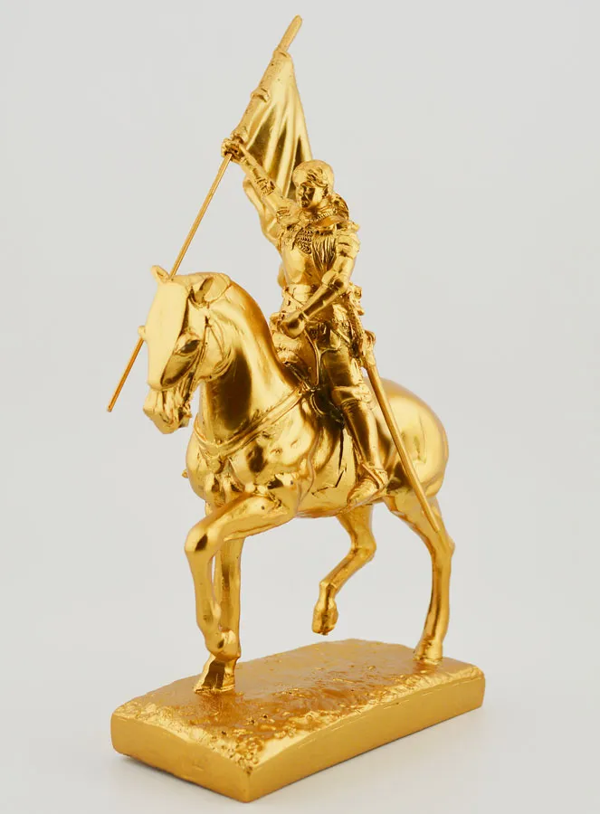 Beeld Heilige Jeanne d'Arc Handgeschilderd - 18 cm (pic 3)