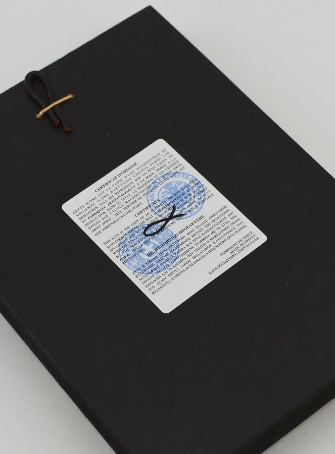 Icoon Heilige Drie-eenheid door Roebljov - 12 cm (pic 4)