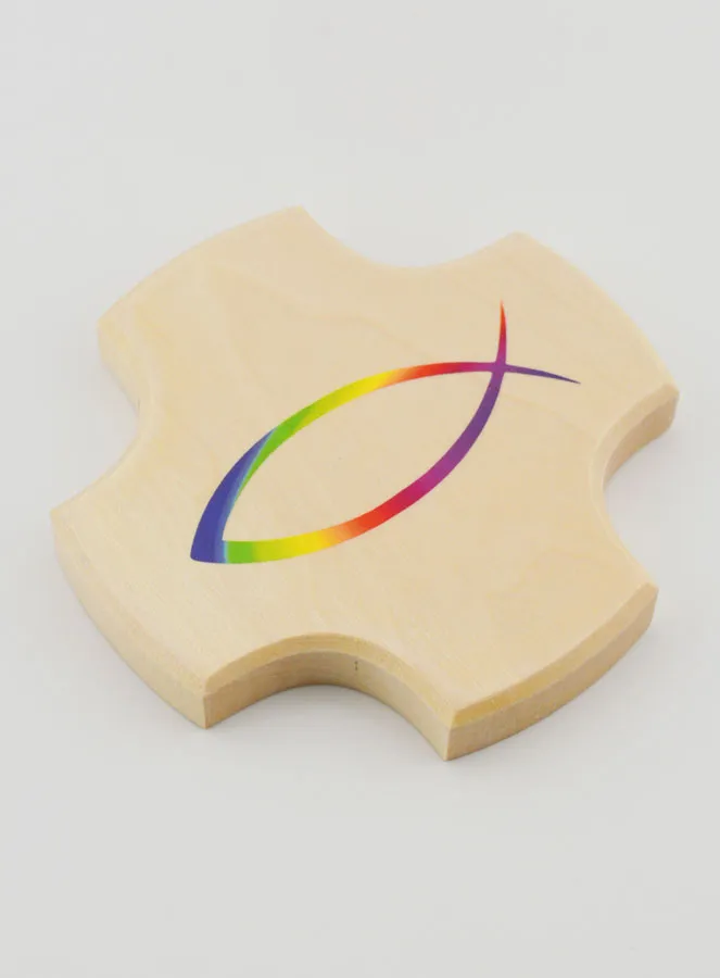 Kruis Kind Esdoornhout - Ichthus Vis Christendom (pic 3)