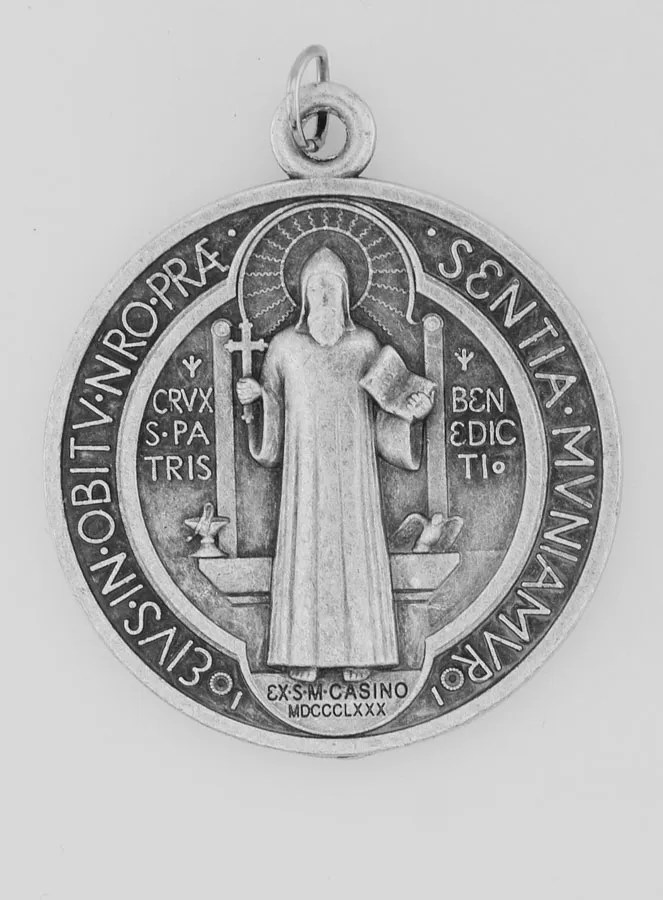 Medaille Benedictus Metaal - 3.6cm (pic 3)