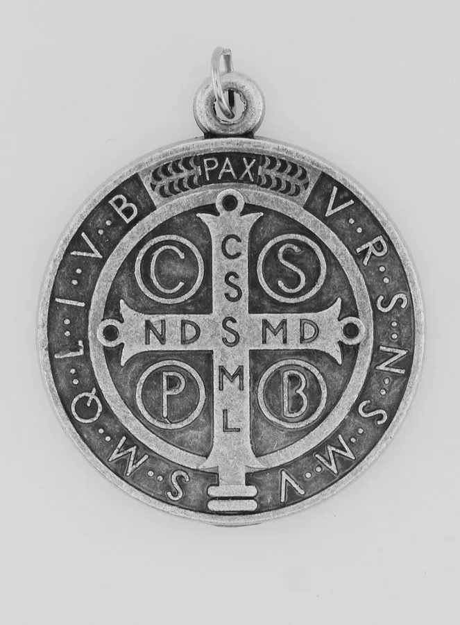 Medaille Benedictus Metaal - 3.6cm (pic 4)