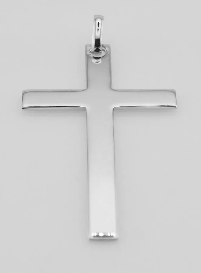 Hanger Groot Kruis 925 Zilver - 50mm (pic 2)
