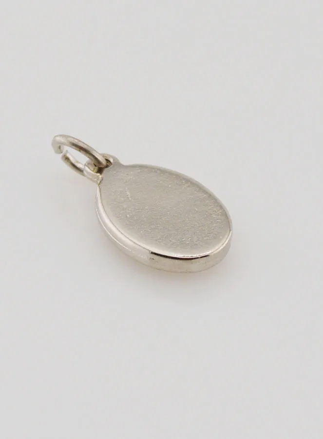 Medaille Heilige Christoffel Zilverkleurig - 14 mm (pic 4)