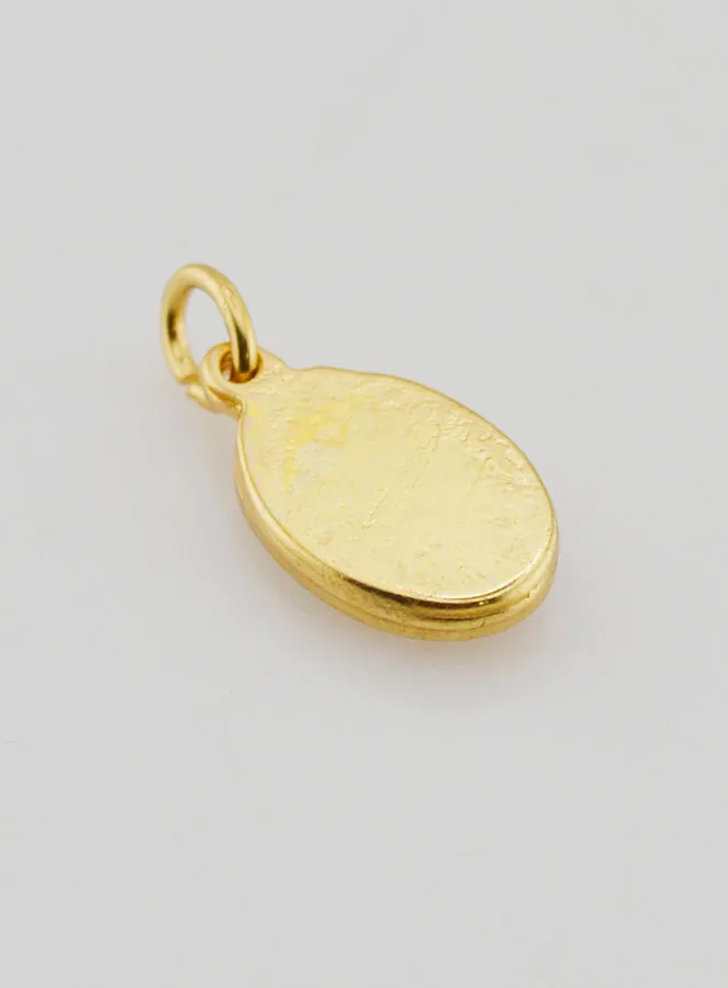 Medaille Heilige Antonius Goudkleurig - 14mm (pic 4)