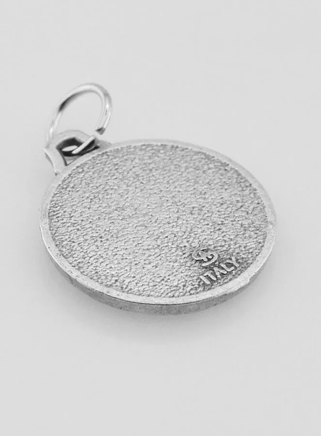 Medaille Heilige  Expeditus Metaal Zilverkleurig - 16mm (pic 4)