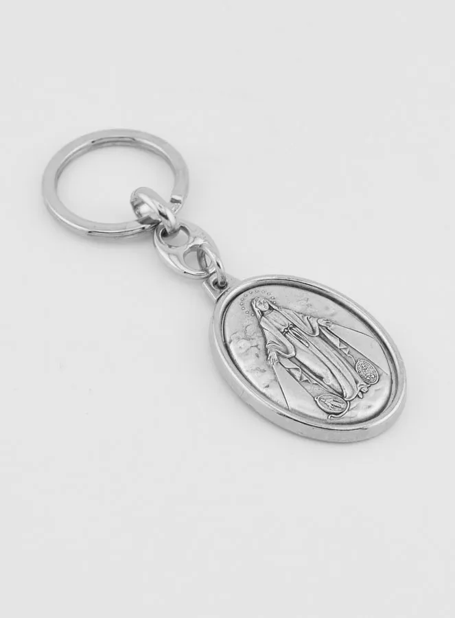 Sleutelhanger Maria Wonderdadige Medaille - 40 mm (pic 3)