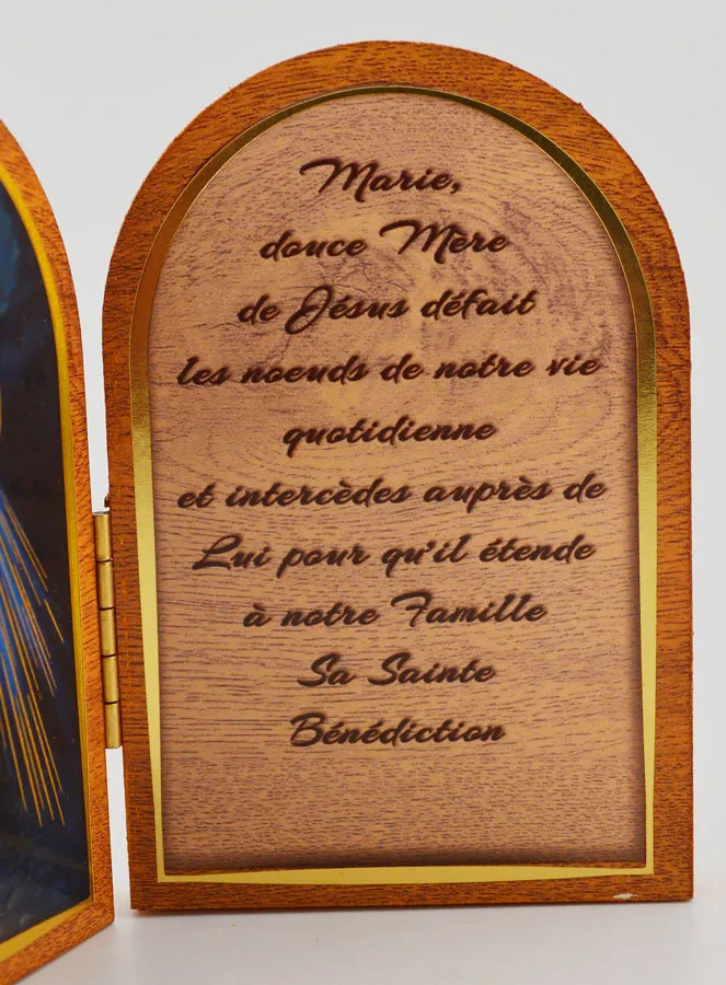 Tweeluik Icoon Barmhartige Jezus + Gebed (pic 3)