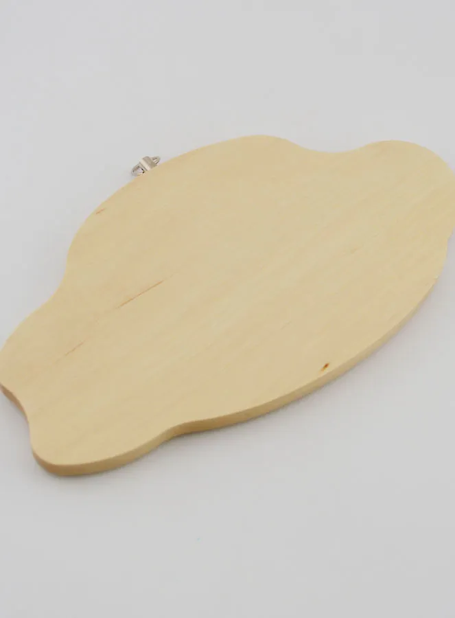 Houten Icoon met Gebed Onze Vader en de Heilige Familie - 17 cm (pic 4)