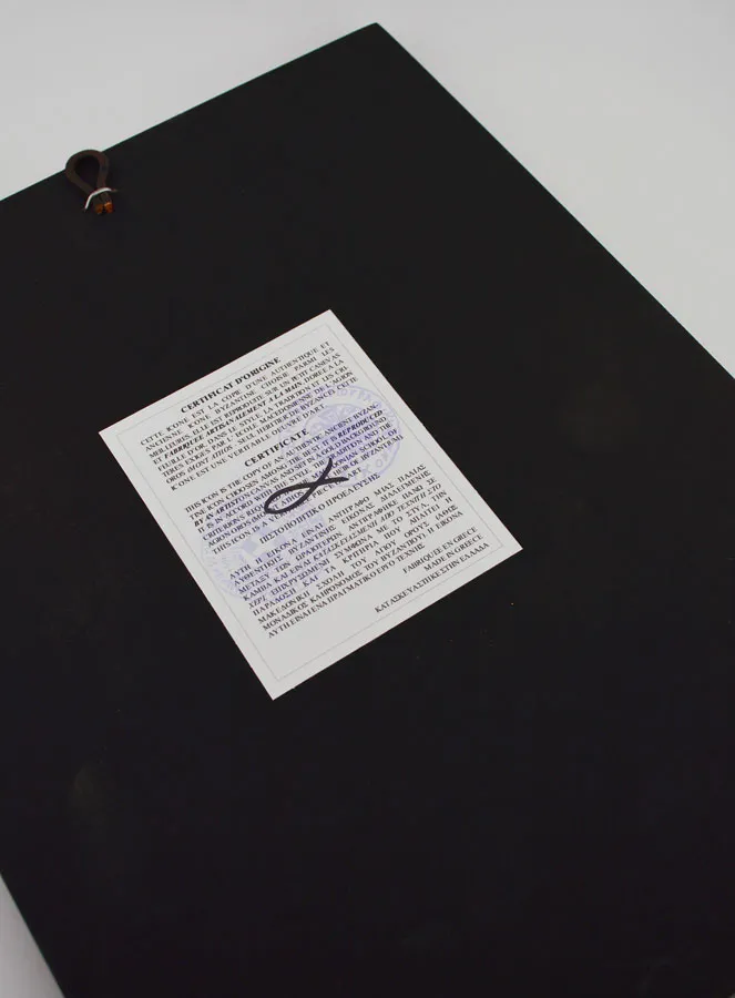 Byzantijnse Icoon Heilige Athena - 30 cm (pic 4)