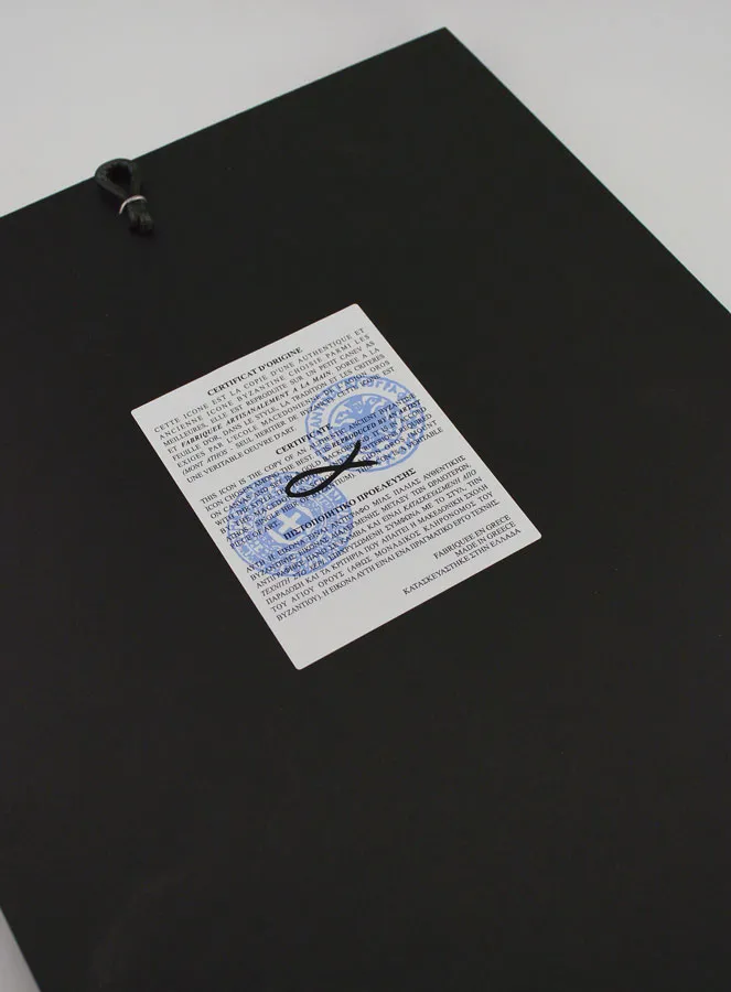 Byzantijnse Icoon De heilige Aartsengelen van God - 30 cm (pic 4)