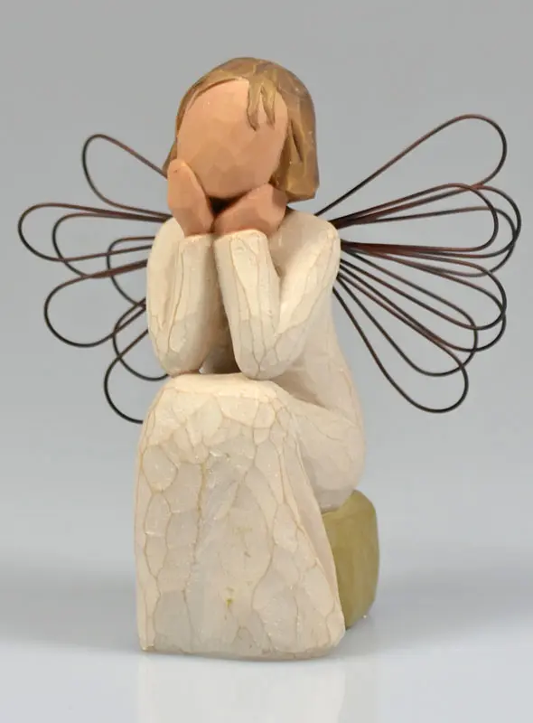Engel Willow Tree - Engel van Zorg (Angel of Caring) - 10 cm (pic 2)