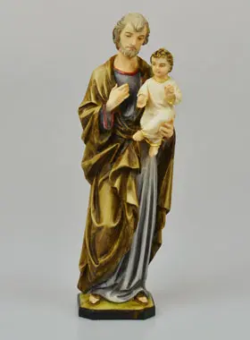 Beeld Heilige Jozef Handgeschilderd - 22 cm (pic 1)
