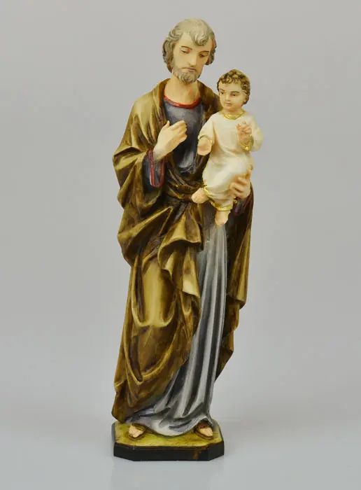 Beeld Heilige Jozef Handgeschilderd - 22 cm (pic 2)