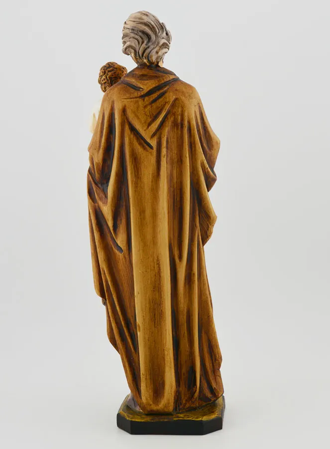 Beeld Heilige Jozef Handgeschilderd - 22 cm (pic 4)
