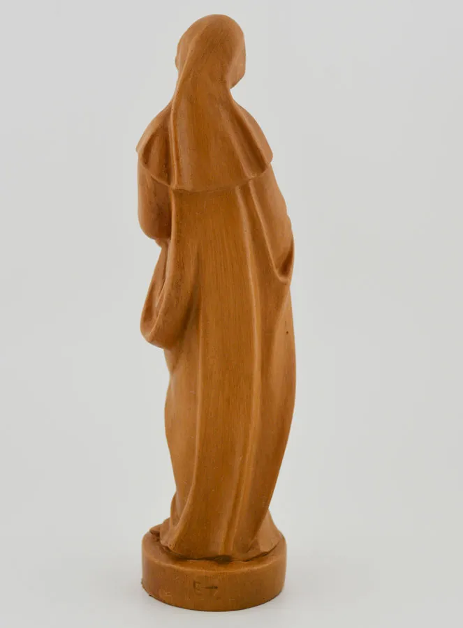 Beeld Maagd Maria met Kind Jezus - Renaissance - Kleur Hout - 16 cm (pic 4)