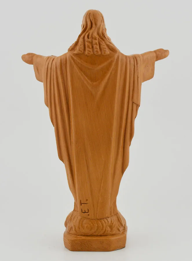 Beeld Heilig Hart van Jezus van Montmartre Parijs - Hout Kleur - 15 cm (pic 4)