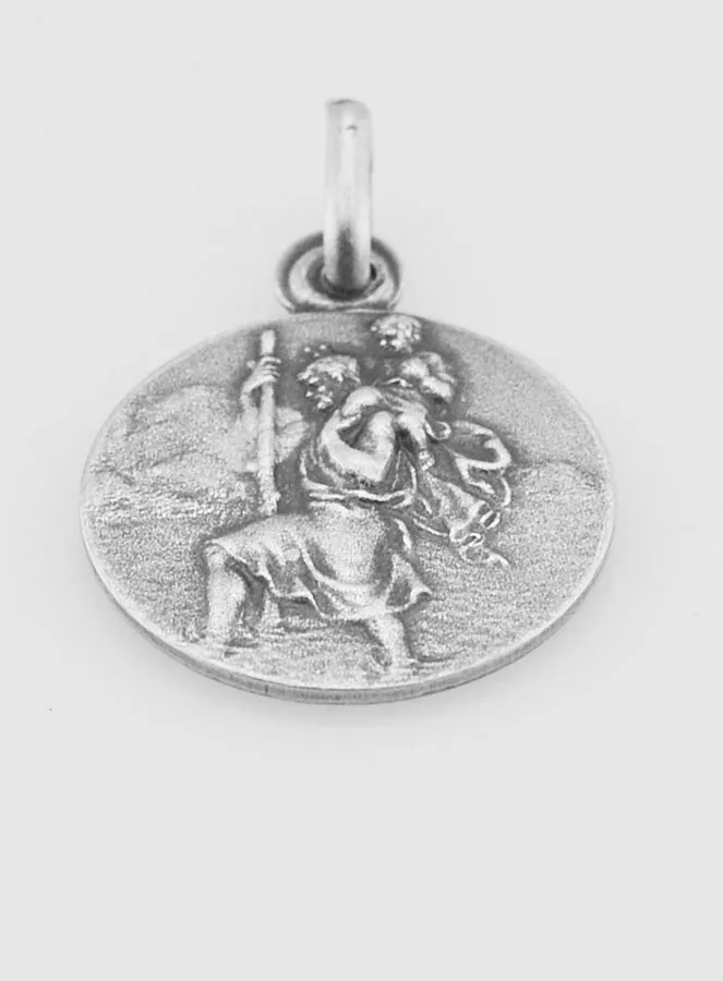 Medaille Heilige Christoffel 925 Zilver - 17 mm (pic 2)