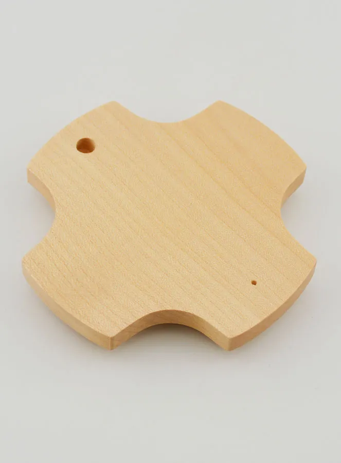 Kruis Kind van Esdoorn Hout - Glazen Bescherm Engeltje (pic 4)