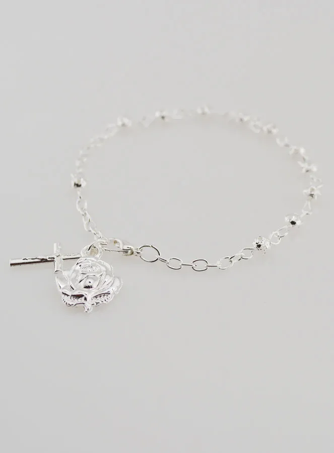 Armband Tientje Zilver Kralen 4 mm (pic 4)