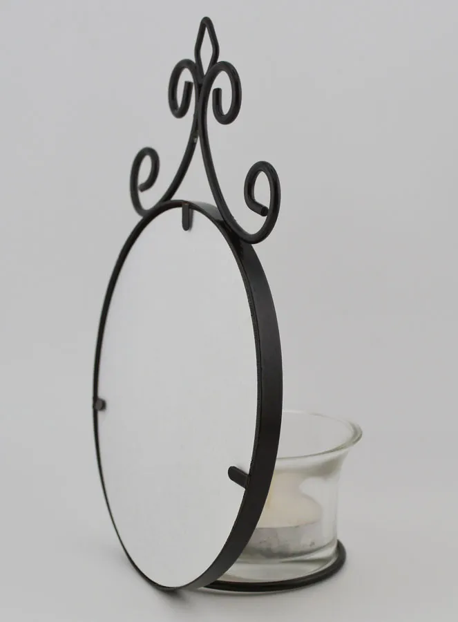 Kaarsenhouder Icoon Onze Lieve Vrouw van Lourdes - 18 cm (pic 4)