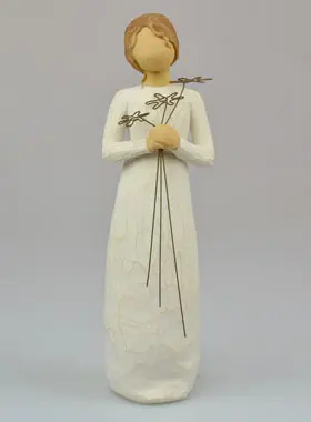 Beeld Willow Tree - Maria met Bloemen ( Grateful ) - 23 cm (pic 1)