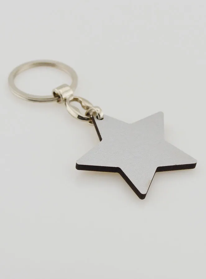Sleutelhanger Ster Notre Dame van Lourdes - 4 cm (pic 4)