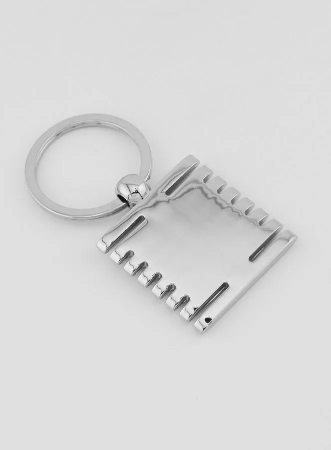 Sleutelhanger Onze Lieve Vrouw van Lourdes Zwart en Zilver - 3.5 cm (pic 4)