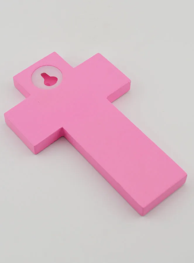Kruis voor Kinderen Duif Roze 12 cm (pic 4)