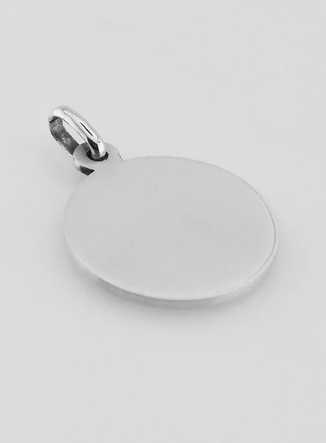 Medaillon Beschermengel Echt Zilver - 18 mm (pic 4)