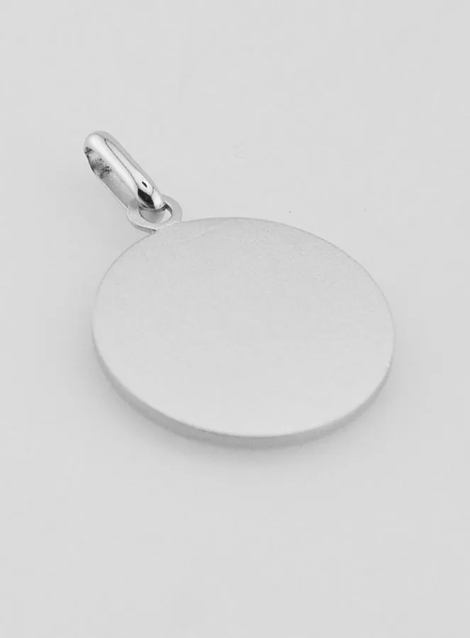 Medaille Maria met Sluier en Aureool van Echt Zilver -18mm (pic 4)