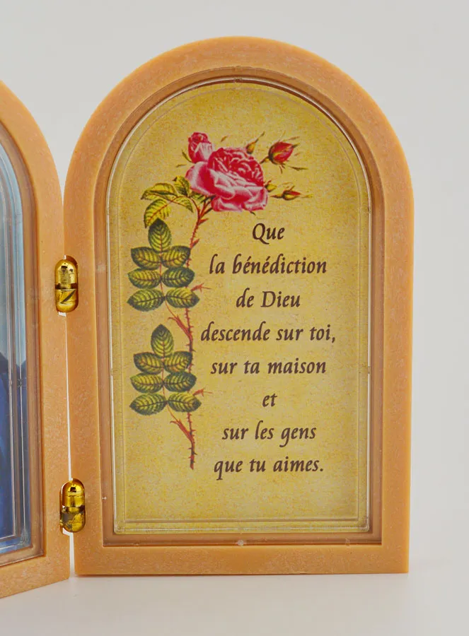 Tweeluik Icoon Jezus Heilig Hart + Gebed van Zegen (pic 3)