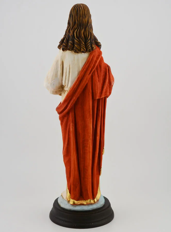Beeld Heilig Hart van Jezus Handgeschilderd 25 cm (pic 4)