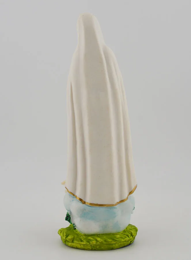 Beeld Onze Lieve Vrouwe van Fatima - met de Hand Geschilderd - 15 cm (pic 4)