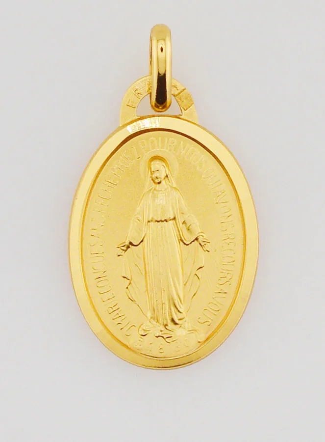 Wonderdadige Medaille Verguld met Rand - 18 mm (pic 3)