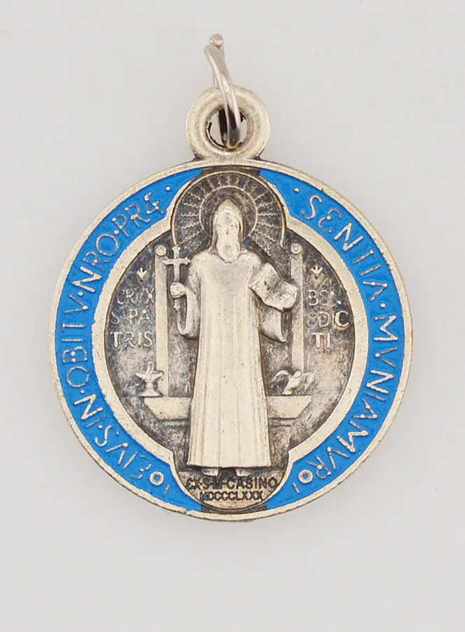 Medaille Benedictus Metaal Kleurig - 2cm (pic 4)