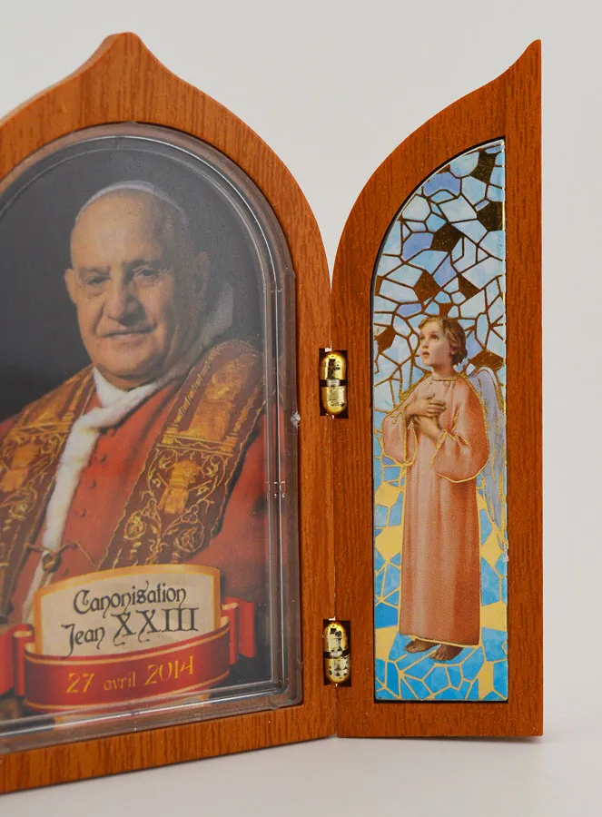 Houten Drieluik Icoon Paus Johannes XXIII (pic 3)