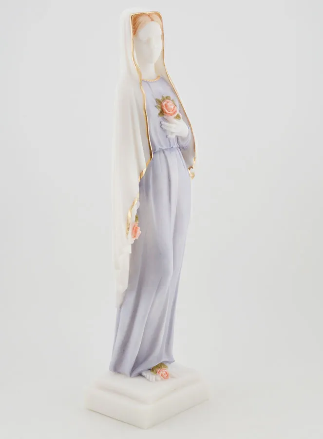Beeld Heilige Maria met Rozen Handgeschilderd - 25 cm (pic 3)