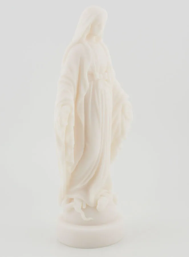 Beeld Maria Wonderdadige van Albast - 18 cm (pic 3)