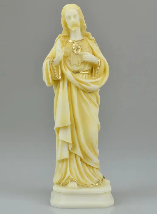 Albasten Beeld Heilig Hart van Jezus - 20 cm (pic 2)