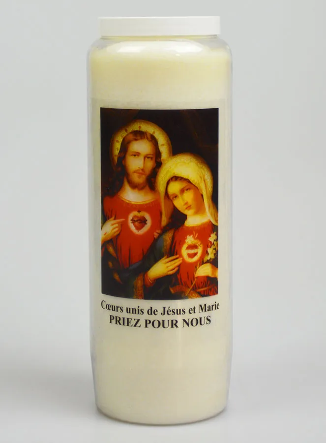 Noveen Kaars Verenigde Harten van Jezus en Maria (pic 1)