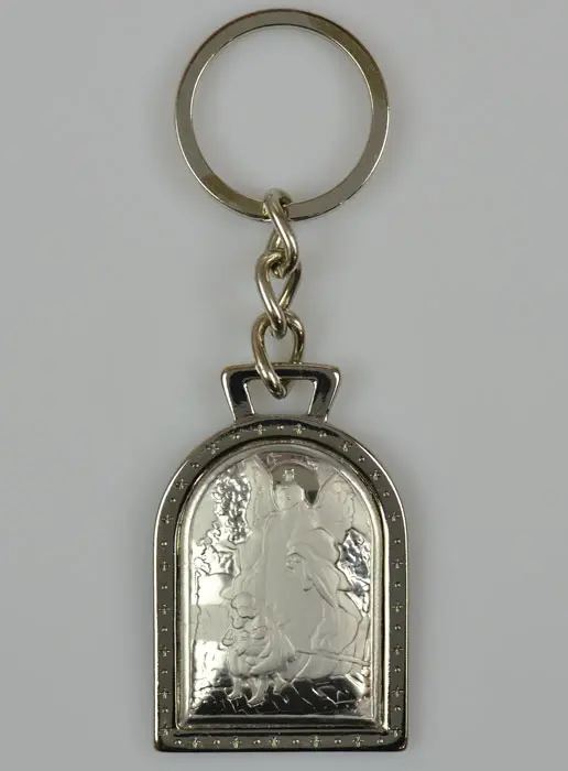 Sleutelhanger Bescherm Engel - 925 Sterling Zilver - 5 cm (pic 2)