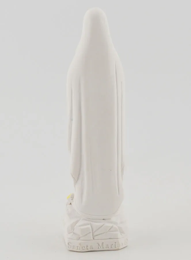 Beeld Maria Onze-Lieve-Vrouw van Lourdes met Goud Rozenkrans - 10 cm (pic 4)