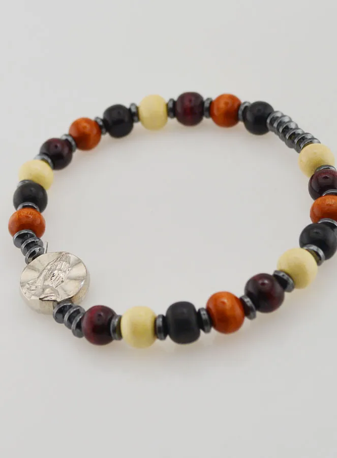 Armband Lourdes Elastiek - Lourdes Medaille (pic 4)